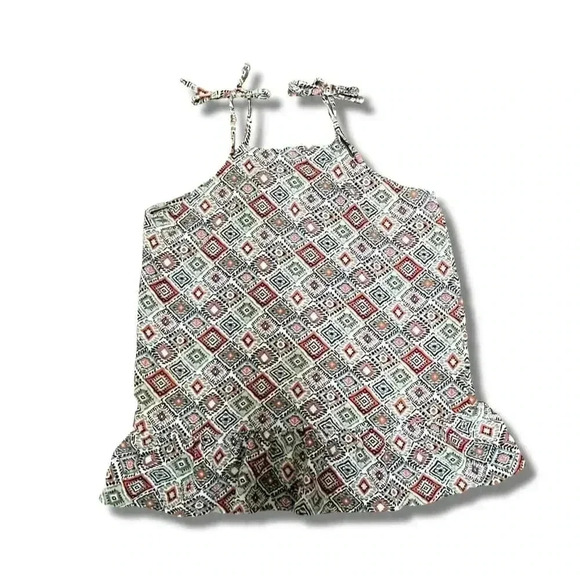 🌟 Hayden LA Girls Checkered Ruffled Blouse with Bow Size 11/12 🌟 - Picture 3 of 5